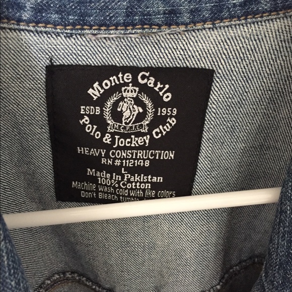 Unisex Jean Jacket - Picture 3 of 3